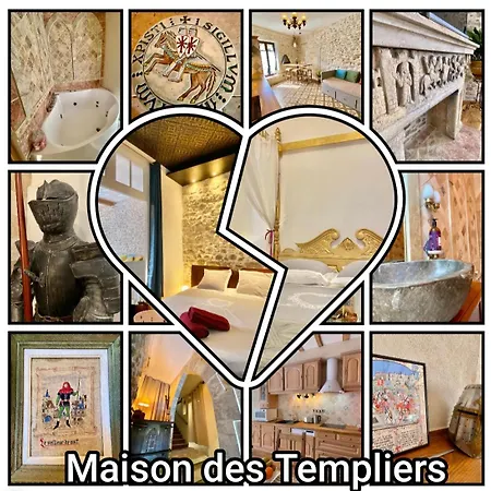 Apartament La Maison Des Templiers ~ Ostal Medieval ~ Logis Enchantes